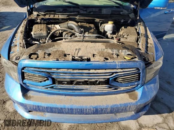 2018 Ram 1500 Sport with VIN 1C6RR7MT4JS213475, listed as a Copart auction lot 46060455 with Not provided miles and Salvage title. Bid and sale history available at DreamBid. Image 12.