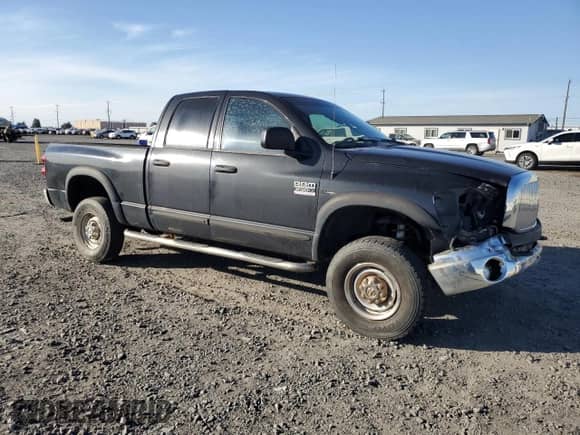 2007 Dodge 2500 SLT with VIN 3D7KS28D07G760379, listed as a Copart auction lot 82248985 with 215,376 mi miles and Salvage title. Bid and sale history available at DreamBid. Image 4.