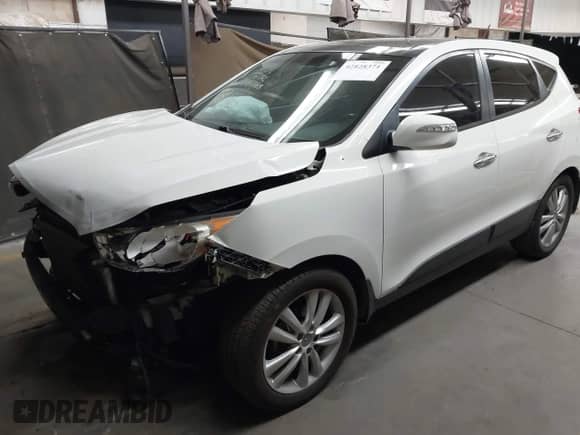 2011 Hyundai Tucson Limited with VIN KM8JU3AC6BU220687, listed as a IAAI auction lot 42828371 with 124,615 mi miles and . Bid and sale history available at DreamBid. Image 2.