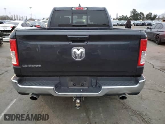 2021 Ram 1500 Big Horn with VIN 1C6RREFM9MN712074, listed as a Copart auction lot 87685655 with 33,312 mi miles and Salvage title. Bid and sale history available at DreamBid. Image 6.