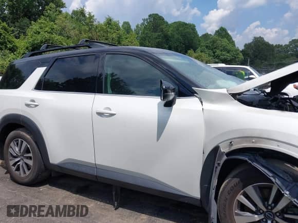 2023 Nissan Pathfinder SL with VIN 5N1DR3CC6PC237854, listed as a IAAI auction lot 42702565 with 25,899 mi miles and . Bid and sale history available at DreamBid. Image 12.