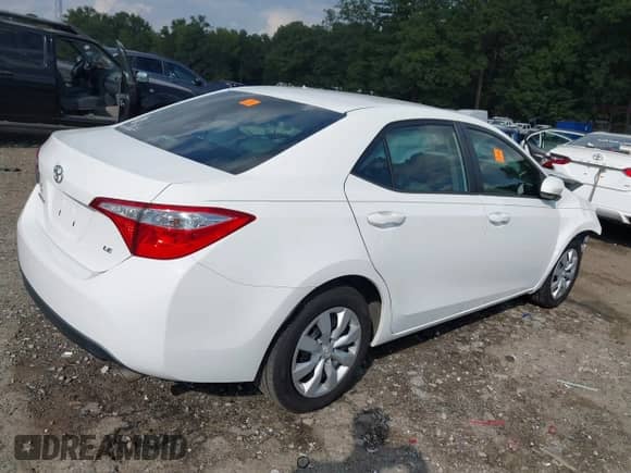 2016 Toyota Corolla L с VIN 2T1BURHE3GC695446, выставлен на аукционе IAAI как лот 43287171 с пробегом 54 488 миль миль и . История ставок и продаж доступна на DreamBid. Изображение 4.