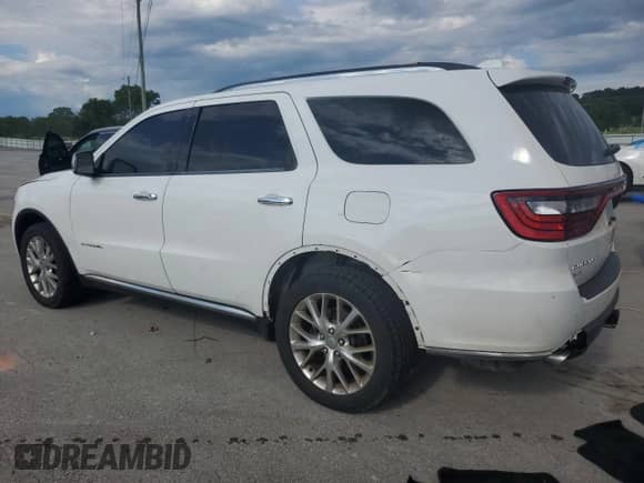 2015 Dodge Durango Citadel z VIN 1C4RDJEG4FC849577, wystawiony jako Copart lot #56024185 z przebiegiem 185 028 mil mil oraz Szkoda całkowita • Salvage title. Historia ofert i sprzedaży dostępna na DreamBid. Obrazek 2.