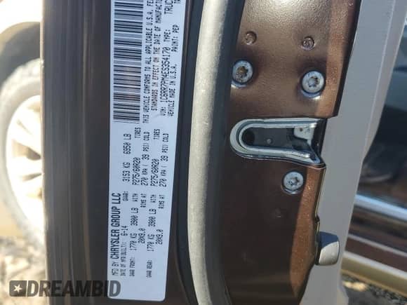 2014 Ram 1500 Longhorn with VIN 1C6RR7PM4ES354170, listed as a Copart auction lot 90356755 with 231,972 mi miles and Clean title. Bid and sale history available at DreamBid. Image 12.