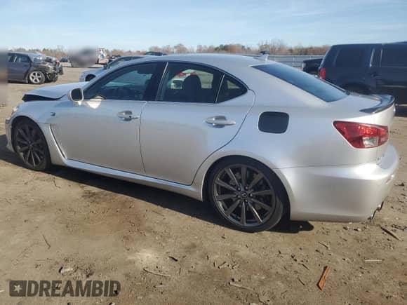 2008 Lexus IS F with VIN JTHBP262585003921, listed as a Copart auction lot 82384074 with 104,117 mi miles and Salvage title. Bid and sale history available at DreamBid. Image 2.
