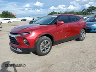 2024 Chevrolet Blazer LT z VIN 3GNKBDR43RS176540, wystawiony jako Copart lot #62840244 z przebiegiem 2 849 mil mil oraz Szkoda całkowita • Salvage title. Historia ofert i sprzedaży dostępna na DreamBid. Obrazek 1.