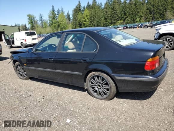2000 BMW 5 Series 528i with VIN WBADM6341YGU29669, listed as a Copart auction lot 55398505 with Not provided miles and Salvage title. Bid and sale history available at DreamBid. Image 2.