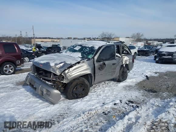 2002 Chevrolet TrailBlazer LS with VIN 1GNDT13S922426828, listed as a IAAI auction lot 41378571 with Not provided miles and . Bid and sale history available at DreamBid. Image 6.