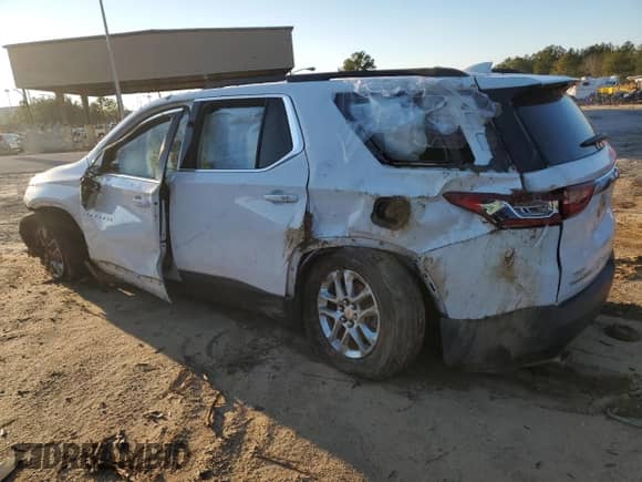 2020 Chevrolet Traverse LT Cloth z VIN 1GNERMKW8LJ170505, wystawiony jako Copart lot #41457505 z przebiegiem Nie podano mil oraz Szkoda całkowita • Salvage title. Historia ofert i sprzedaży dostępna na DreamBid. Obrazek 2.