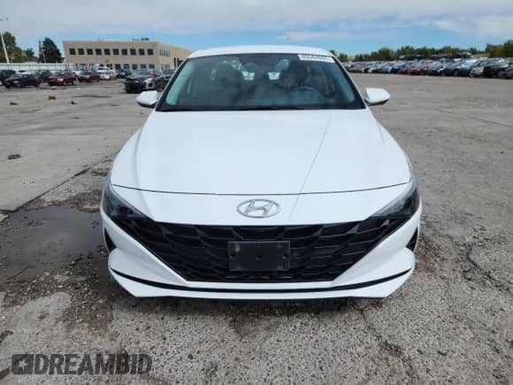 2023 Hyundai Elantra Blue with VIN KMHLM4AJ5PU054781, listed as a Copart auction lot 85584605 with 52,427 mi miles and Salvage title. Bid and sale history available at DreamBid. Image 5.