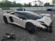 2017 Lamborghini Aventador with VIN ZHWUT3ZD0HLA06241, listed as a Copart auction lot 51730695 with 13,633 mi miles and Salvage title. Bid and sale history available at DreamBid. Image 4.