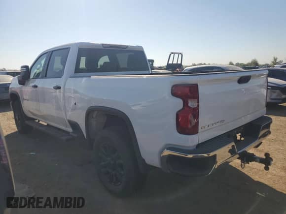 2023 Chevrolet Silverado 2500HD Work Truck with VIN 2GC4YLE7XP1705646, listed as a Copart auction lot 81867955 with 27,185 mi miles and Clean title. Bid and sale history available at DreamBid. Image 2.