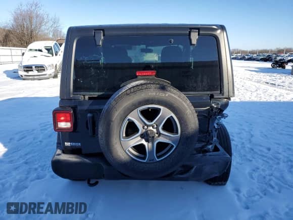 2022 Jeep Wrangler Sport с VIN 1C4HJXAG8NW200391, выставлен на аукционе Copart как лот 88103415 с пробегом 32 085 миль миль и Списание • Salvage title. История ставок и продаж доступна на DreamBid. Изображение 6.