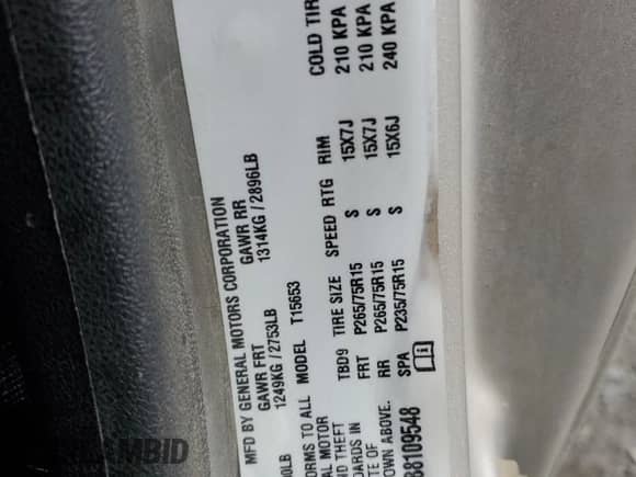 2008 Chevrolet Colorado 1LT с VIN 1GCDT19E788109548, выставлен на аукционе Copart как лот 49658465 с пробегом 140 421 миль миль и Списание • Salvage title. История ставок и продаж доступна на DreamBid. Изображение 12.