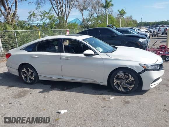 2018 Honda Accord EX-L with VIN 1HGCV2F57JA017839, listed as a IAAI auction lot 41281323 with 83,986 mi miles and . Bid and sale history available at DreamBid. Image 13.