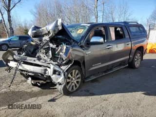 2015 Toyota Tundra Limited z VIN 5TFHY5F19FX488759, wystawiony jako Copart lot #44827535 z przebiegiem Nie podano mil oraz Szkoda całkowita • Salvage title. Historia ofert i sprzedaży dostępna na DreamBid. Obrazek 1.