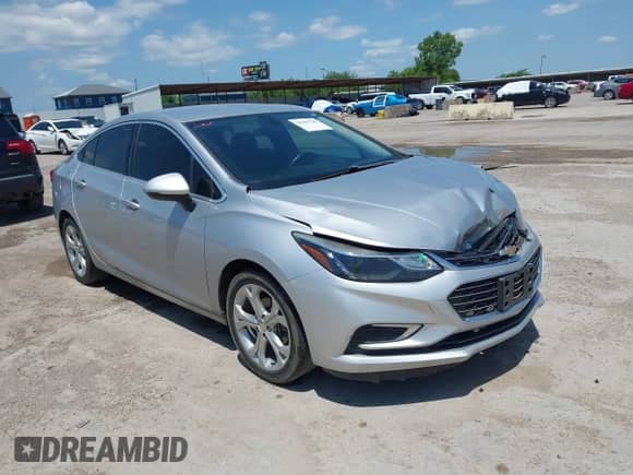 2018 Chevrolet Cruze Premier с VIN 1G1BF5SM6J7196550, выставлен на аукционе IAAI как лот 42505129 с пробегом 87 820 миль миль и . История ставок и продаж доступна на DreamBid. Изображение 1.