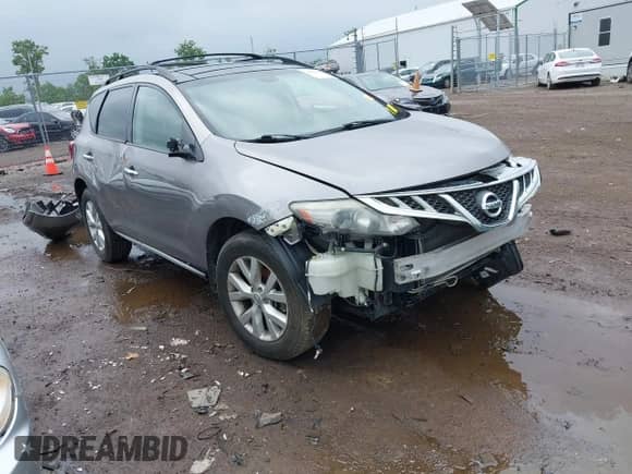 2011 Nissan Murano SL with VIN JN8AZ1MW3BW185180, listed as a IAAI auction lot 42618099 with 200,165 mi miles and . Bid and sale history available at DreamBid. Image 1.