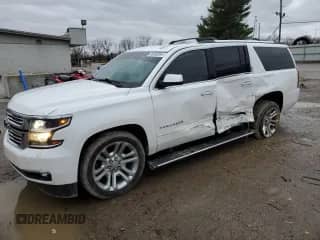 2020 Chevrolet Suburban Premier с VIN 1GNSKJKJ9LR123382, выставлен на аукционе Copart как лот 86950554 с пробегом 45 616 миль миль и Списание • Salvage title. История ставок и продаж доступна на DreamBid. Изображение 1.