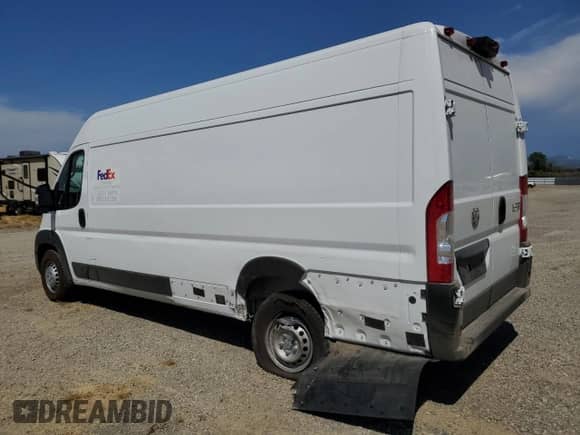 2025 Ram ProMaster Cargo Tradesman с VIN 3C6MRVJG3SE517634, выставлен на аукционе Copart как лот 66493295 с пробегом 17 351 миль миль и Чистый • Clean title. История ставок и продаж доступна на DreamBid. Изображение 2.