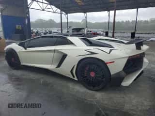 2017 Lamborghini Aventador with VIN ZHWUT3ZD0HLA06241, listed as a Copart auction lot 51730695 with 13,633 mi miles and Salvage title. Bid and sale history available at DreamBid. Image 2.