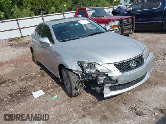 2009 Lexus IS 250 z VIN JTHBK262X95105490, wystawiony jako IAAI lot #42955976 z przebiegiem 209 847 mil mil oraz . Historia ofert i sprzedaży dostępna na DreamBid. Obrazek 1.