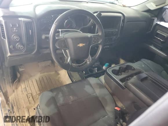 2016 Chevrolet Silverado 1500 LT with VIN 1GCUKREC9GF164552, listed as a Copart auction lot 52196485 with 105,668 mi miles and Salvage title. Bid and sale history available at DreamBid. Image 8.