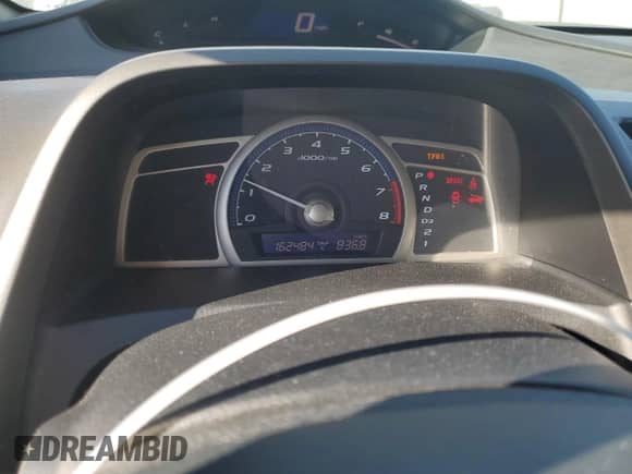 2010 Honda Civic with VIN 2HGFG1B27AH528188, listed as a Copart auction lot 87949685 with 162,484 mi miles and Salvage title. Bid and sale history available at DreamBid. Image 9.