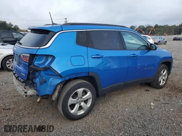 2019 Jeep Compass Latitude с VIN 3C4NJDBB6KT734561, выставлен на аукционе Copart как лот 81652755 с пробегом 91 408 миль миль и Списание • Salvage title. История ставок и продаж доступна на DreamBid. Изображение 3.