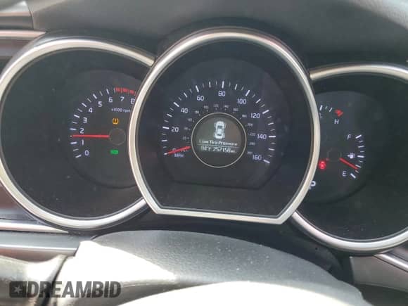 2015 Kia Optima LX with VIN KNAGM4A75F5535369, listed as a Copart auction lot 81656655 with 257,158 mi miles and Salvage title. Bid and sale history available at DreamBid. Image 9.