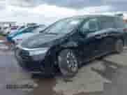 2021 Honda Odyssey EX-L with VIN 5FNRL6H77MB038996, listed as a IAAI auction lot 42647748 with 22,535 mi miles and . Bid and sale history available at DreamBid. Image 2.