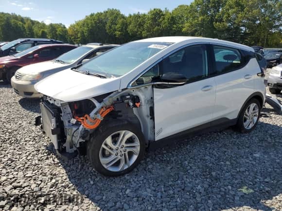 2023 Chevrolet Bolt EV 1LT with VIN 1G1FW6S07P4127803, listed as a Copart auction lot 71048995 with Not provided miles and Salvage title. Bid and sale history available at DreamBid. Image 1.