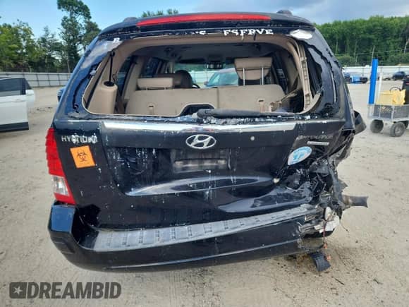 2007 Hyundai Entourage GLS with VIN KNDMC233476015019, listed as a Copart auction lot 69093035 with 226,655 mi miles and Salvage title. Bid and sale history available at DreamBid. Image 6.
