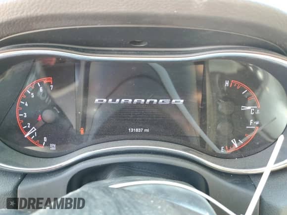 2017 Dodge Durango SXT with VIN 1C4RDJAG0HC860780, listed as a Copart auction lot 71281895 with 131,837 mi miles and Salvage title. Bid and sale history available at DreamBid. Image 9.