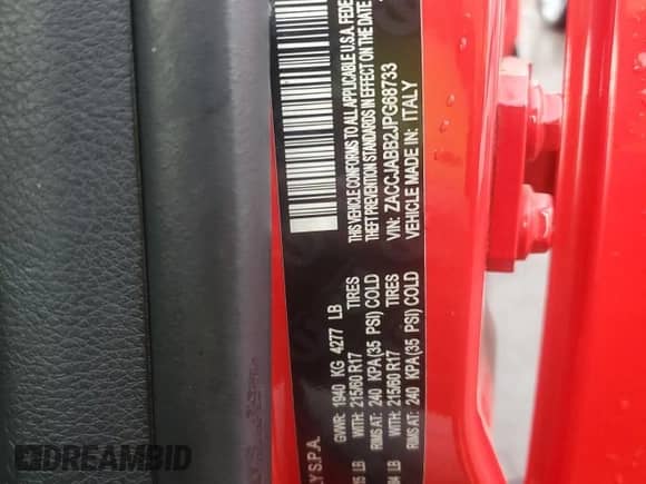 2018 Jeep Renegade Altitude with VIN ZACCJABB2JPG68733, listed as a Copart auction lot 67998775 with 155,471 mi miles and Salvage title. Bid and sale history available at DreamBid. Image 12.