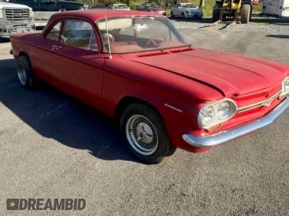 1964 Chevrolet Corvair с VIN 40527W245179, выставлен на аукционе Copart как лот 41636835 с пробегом 62 938 миль миль и Чистый • Clean title. История ставок и продаж доступна на DreamBid. Изображение 1.