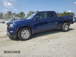 2023 Nissan Frontier SV with VIN 1N6ED1FJ4PN620988, listed as a Copart auction lot 81402485 with 37,773 mi miles and Salvage title. Bid and sale history available at DreamBid. Image 1.