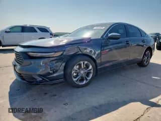 2023 Honda Accord EX-L with VIN 1HGCY2F6XPA053016, listed as a Copart auction lot 69514425 with 6,865 mi miles and Salvage title. Bid and sale history available at DreamBid. Image 1.