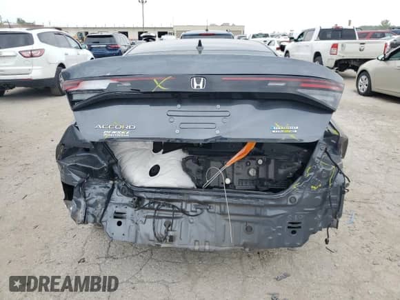 2025 Honda Accord Touring with VIN 1HGCY2F88SA019568, listed as a Copart auction lot 68320945 with 10,634 mi miles and Salvage title. Bid and sale history available at DreamBid. Image 6.