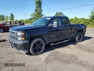 2015 Chevrolet Silverado 1500 LS with VIN 1GCVKPEC7FZ310744, listed as a Copart auction lot 71801705 with 168,099 mi miles and Salvage title. Bid and sale history available at DreamBid. Image 1.