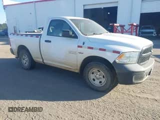 2015 Ram 1500 Express with VIN 3C6JR6AT8FG574430, listed as a IAAI auction lot 43229567 with 215,068 mi miles and . Bid and sale history available at DreamBid. Image 1.