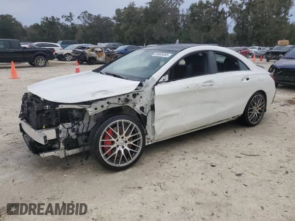 2018 Mercedes-Benz CLA 45 AMG с VIN WDDSJ5CB7JN618278, выставлен на аукционе Copart как лот 88866695 с пробегом 45 312 миль миль и Списание • Salvage title. История ставок и продаж доступна на DreamBid. Изображение 1.