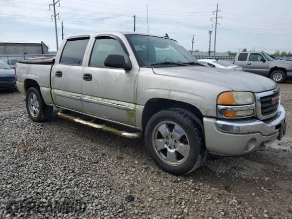 2007 GMC Sierra 1500 SLE1 with VIN 2GTEC13Z571129590, listed as a Copart auction lot 54854525 with 126,314 mi miles and Clean title. Bid and sale history available at DreamBid. Image 4.