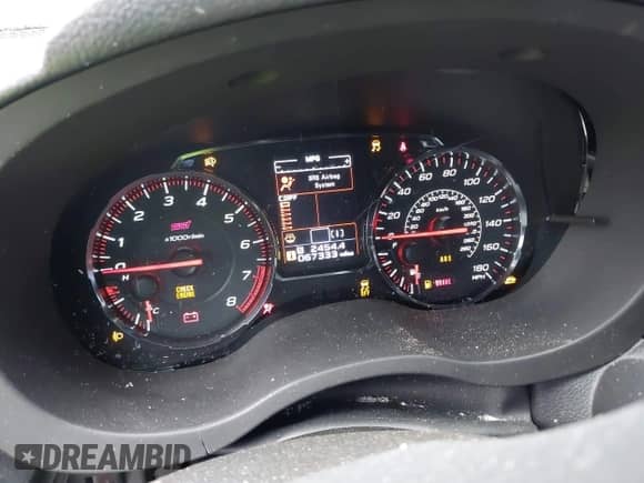 2020 Subaru WRX STI with VIN JF1VA2E67L9831559, listed as a IAAI auction lot 42574564 with 67,333 mi miles and . Bid and sale history available at DreamBid. Image 7.