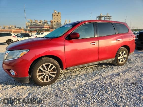 2014 Nissan Pathfinder SV z VIN 5N1AR2MN8EC669355, wystawiony jako Copart lot #70698575 z przebiegiem 245 053 mil mil oraz Szkoda całkowita • Salvage title. Historia ofert i sprzedaży dostępna na DreamBid. Obrazek 1.