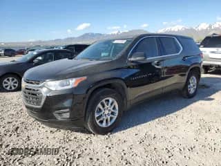 2021 Chevrolet Traverse LS with VIN 1GNEVFKW7MJ151114, listed as a Copart auction lot 54671855 with 65,466 mi miles and Clean title. Bid and sale history available at DreamBid. Image 1.