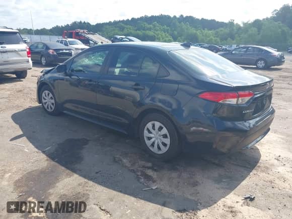 2021 Toyota Corolla L with VIN JTDDPMAE8MJ148623, listed as a IAAI auction lot 42423111 with 131,460 mi miles and . Bid and sale history available at DreamBid. Image 3.