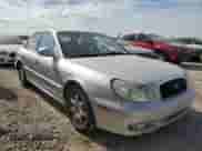 2003 Hyundai Sonata with VIN KMHWF25SX3A747288, listed as a Copart auction lot 69390125 with 105,394 mi miles and Salvage title. Bid and sale history available at DreamBid. Image 4.