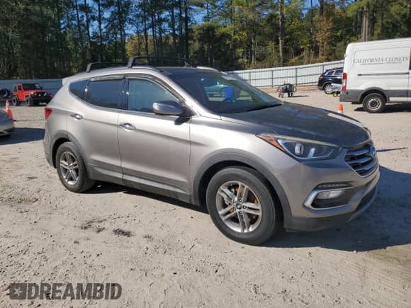 2018 Hyundai Santa Fe 2.4L with VIN 5NMZU3LB8JH106126, listed as a Copart auction lot 89670565 with 166,509 mi miles and Clean title. Bid and sale history available at DreamBid. Image 4.