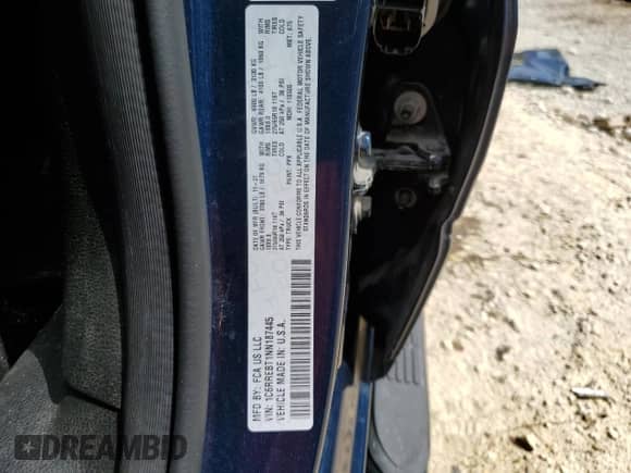 2022 Ram 1500 Lone Star z VIN 1C6RREBT1NN187445, wystawiony jako Copart lot #55620685 z przebiegiem 75 101 mil mil oraz Szkoda całkowita • Salvage title. Historia ofert i sprzedaży dostępna na DreamBid. Obrazek 13.